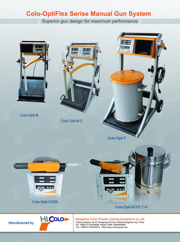 Equipamento de pintura optiflex com reservatório