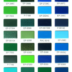 Pure polyester powder coating