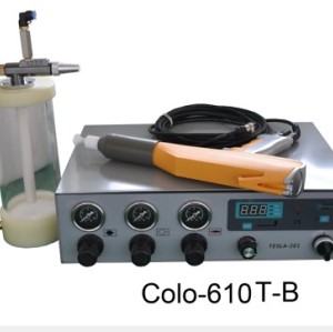 electrostatic testing powder coat unit