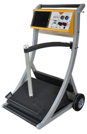 box feed powder coat unit