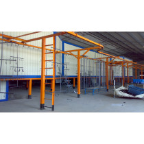 powder coating curing tunnel for powder coating line