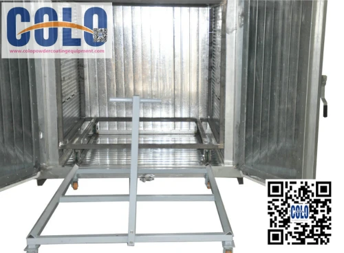 electrostatic powder coating oven