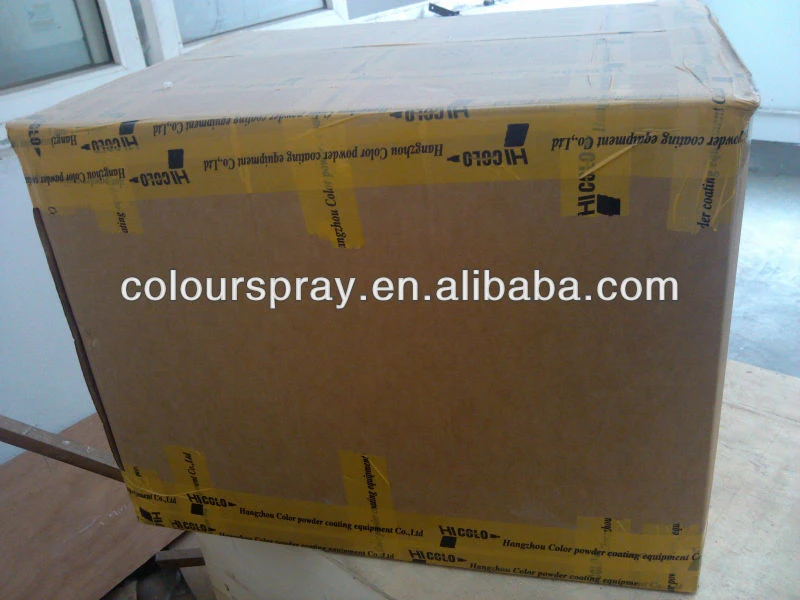 Manual electrostatic powder coating gun