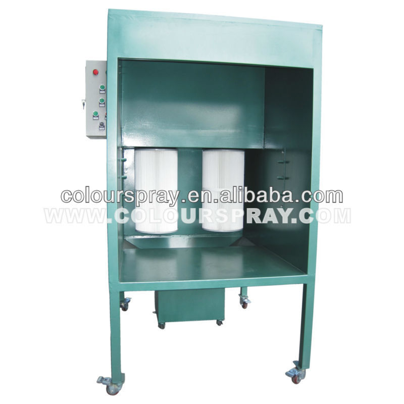 Small-sized lab versions Powder Coat Spray Booth