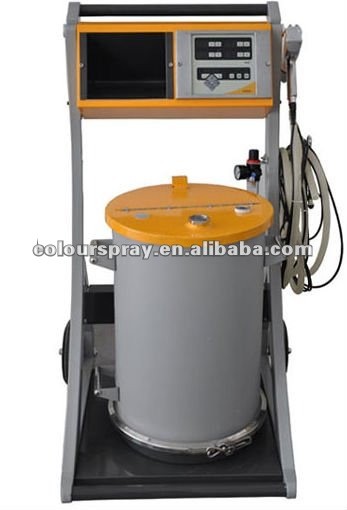 Electrostatic powder coating spray machine