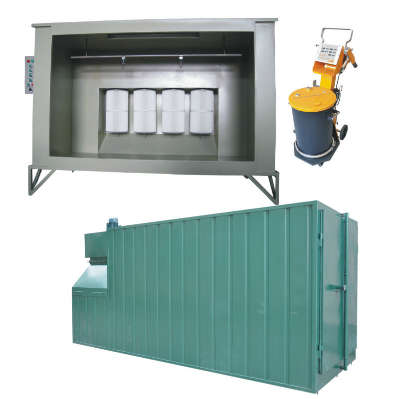 aluminum profiles COLO powder coating spray equipment