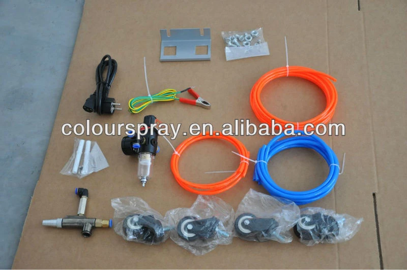 Manual electrostatic powder coating gun