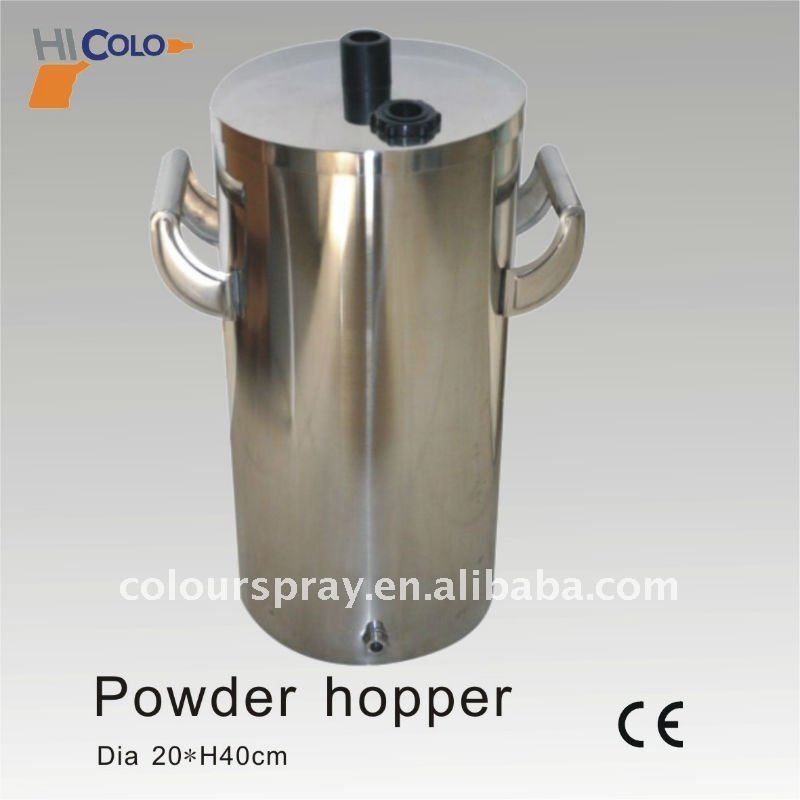 black powder coating hopper
