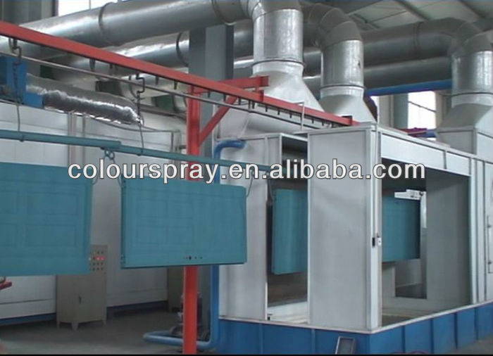 automatic powder coating line Cyclone system