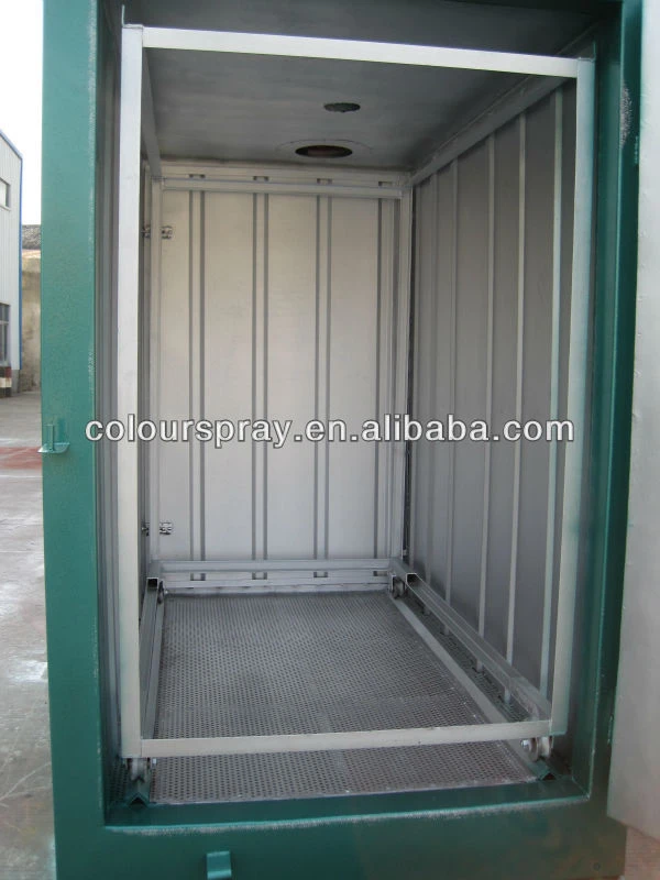 Powder coating paint cure oven