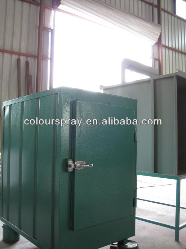 Powder coating paint cure oven