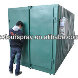 Small powder coating oven