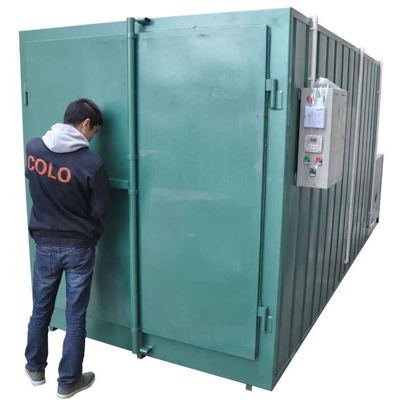 Curing oven for powder coating