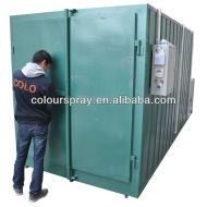 Curing oven for powder coating