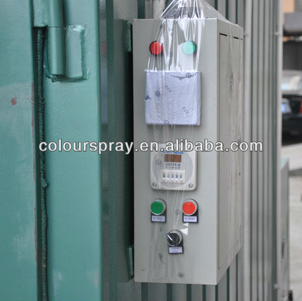 metal door powder coating oven