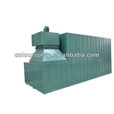 Gas powder coating oven