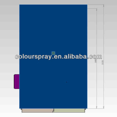 automatic powder paint coating oven