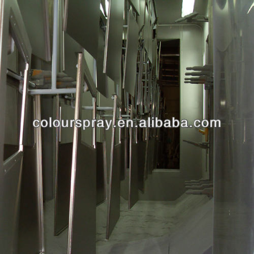aluminum profiles powder paint booth