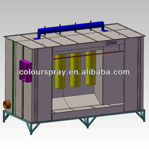 automatic paint coating booth