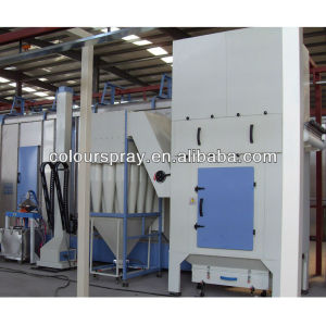 electrostatic paint spray booth