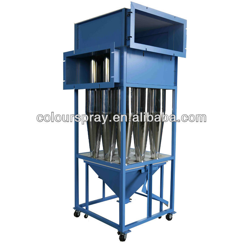 multi cyclone automatic powder painting system
