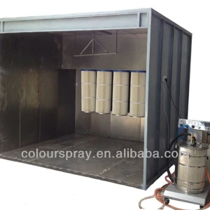 Powder coating walk in spray booth High performance Filter