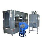 powder painting line small automatic spray booth