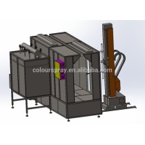 automatic electrostatic paint booth spray powder