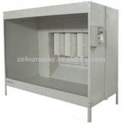 filter type powder coating booth
