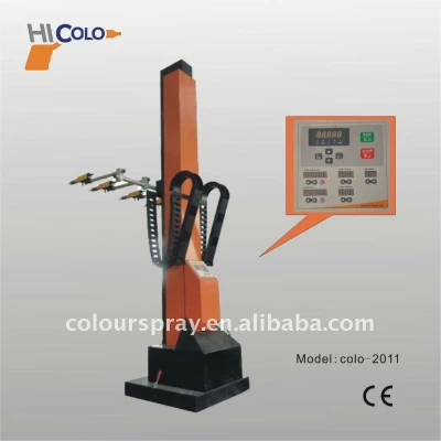 powder paint spraying robot