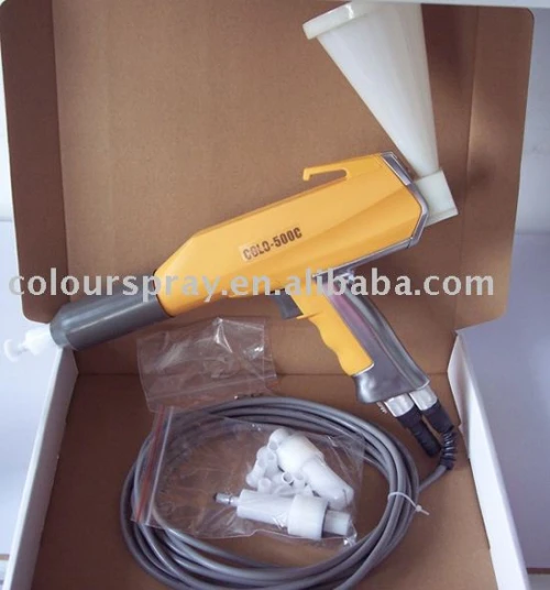 test powder spray gun