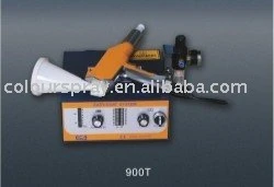 Portable test powder coating gun