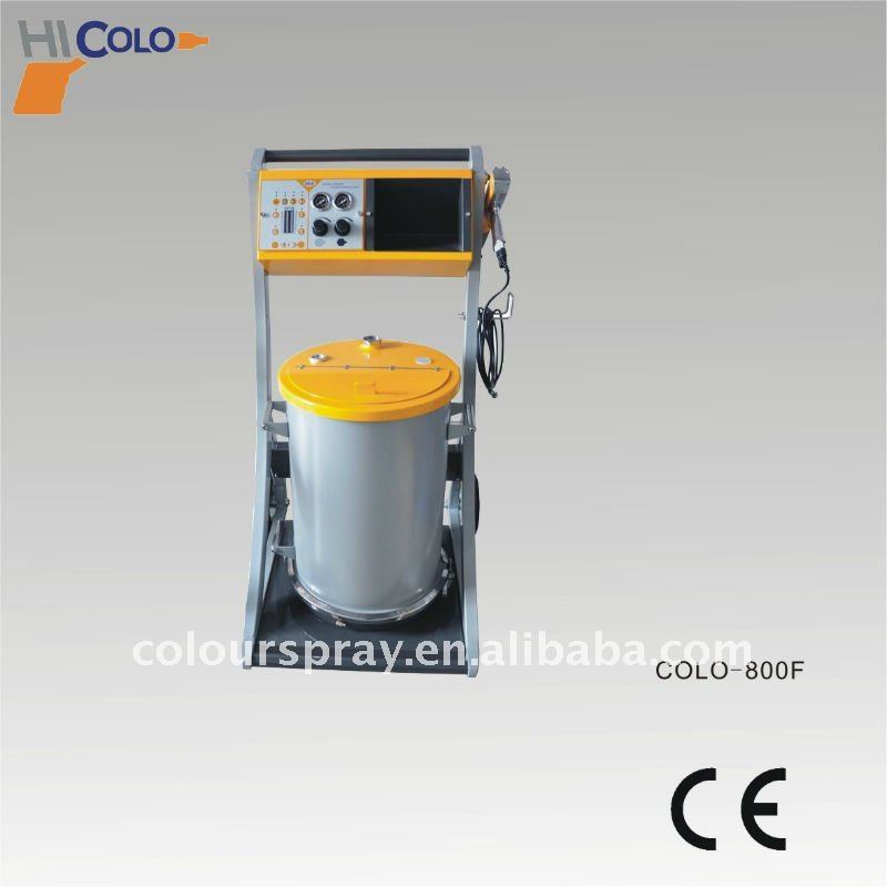 double system powder coating machine