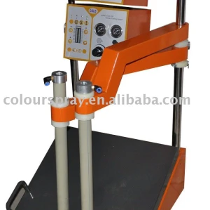 Double gun powder coating equipment