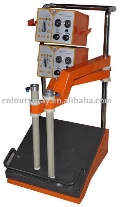 Two controllers Vibrating Powder Coating Machine