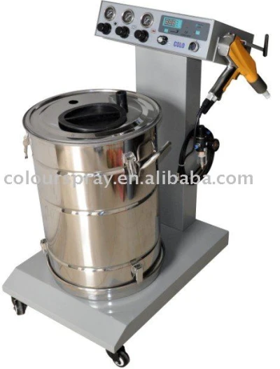 metal suface treatment powder coating machine