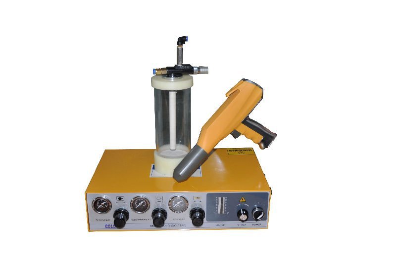 electrostatic pulse powder cup machine system