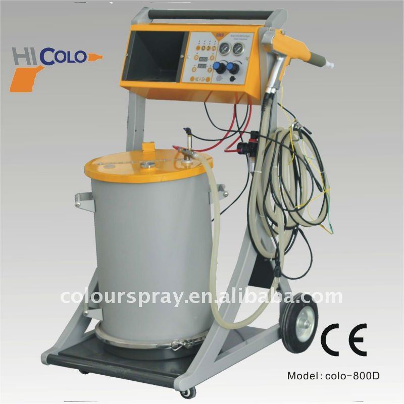 digtal display powder coating system