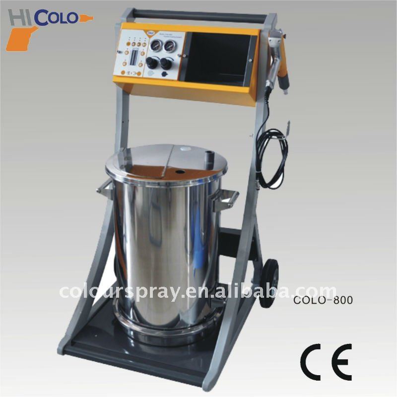 digtal display powder coating system