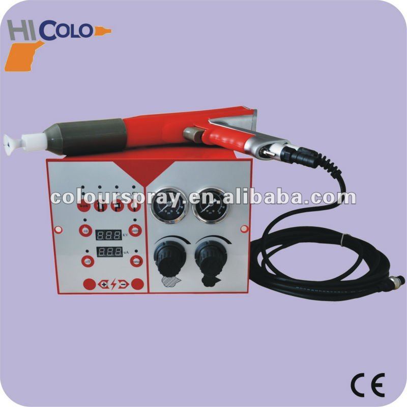 electrostatic manual powder paint spray control unit gun