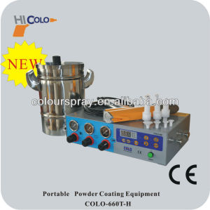 Manual electrostatic powder coating system