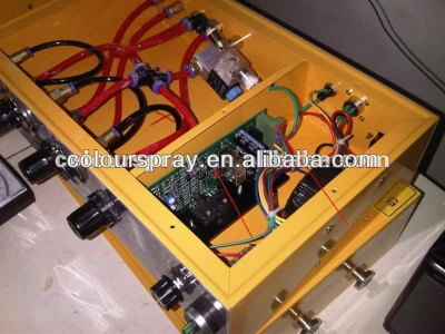aluminum profiles powder spray unit