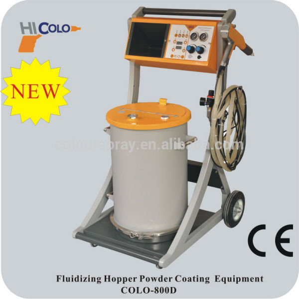 Manual powder coating unit spray booth and curing oven