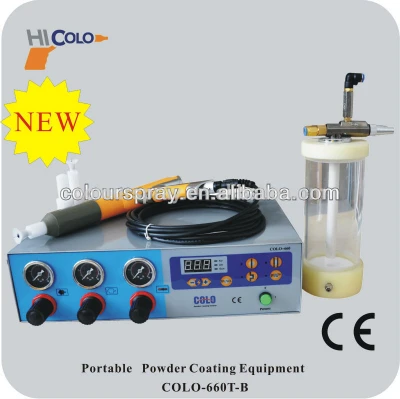 Testing dedicated Handy powder coating spray machine