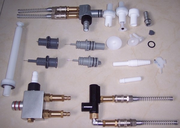 Electrostatic powder coating Gun Powder injector spare parts