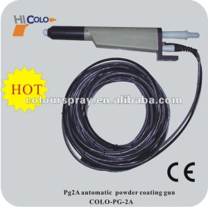 Powder coating gun