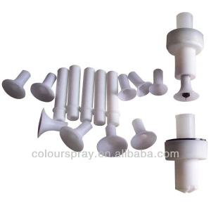 powder coating spray Gun spare parts venturi pump Nozzle Deflector