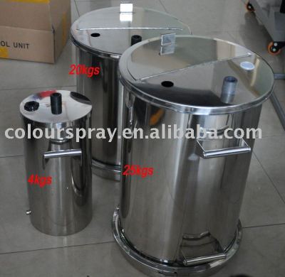 powder container (powder coating spraying machine spare parts)