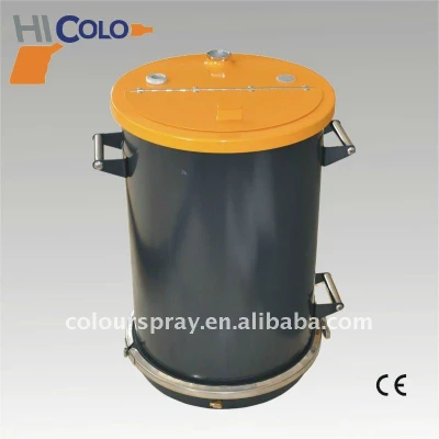 black powder coating hopper