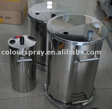 different type powder container